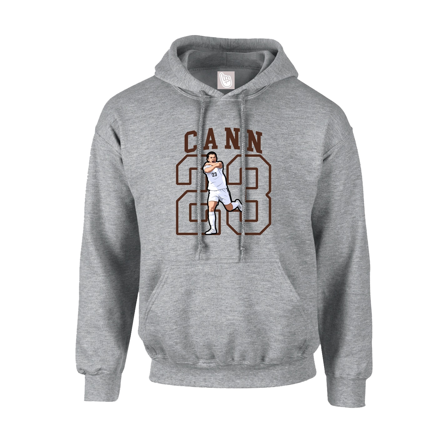 Hoodie — Shirsey in Grey