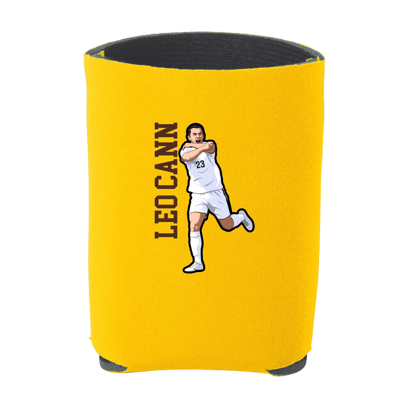 Can Holder — Name Vertical in Yellow
