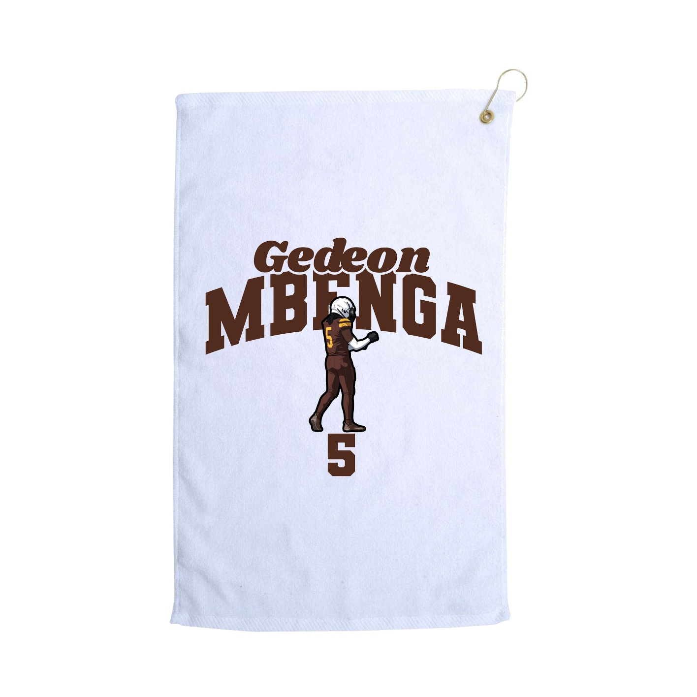 Golf Towel — Signature Arch in White
