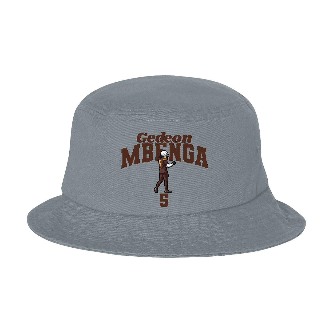 Bucket Cap — Signature Arch in Grey