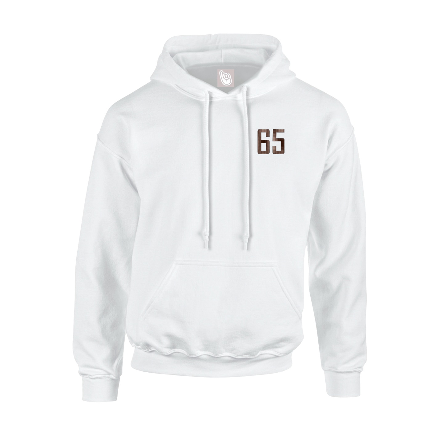 Youth Hoodie — Front Shirsy in White