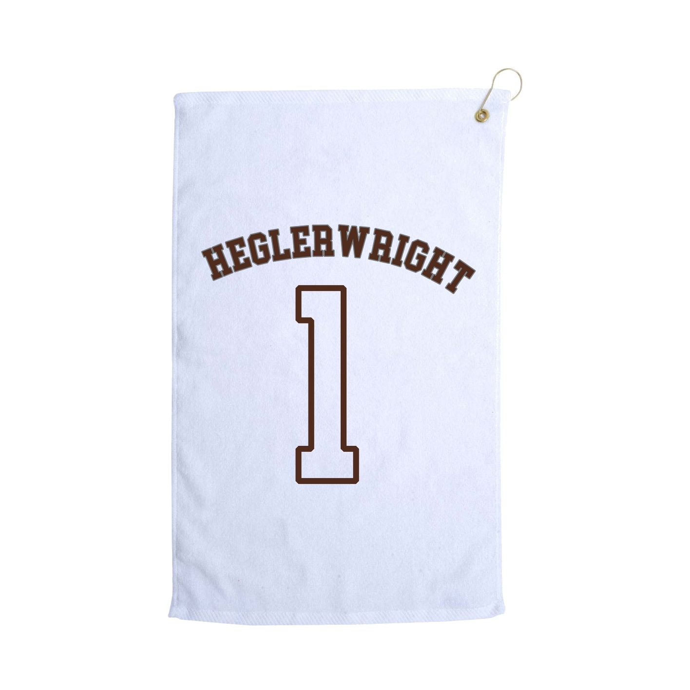 Golf Towel — Shirsey Arch in White
