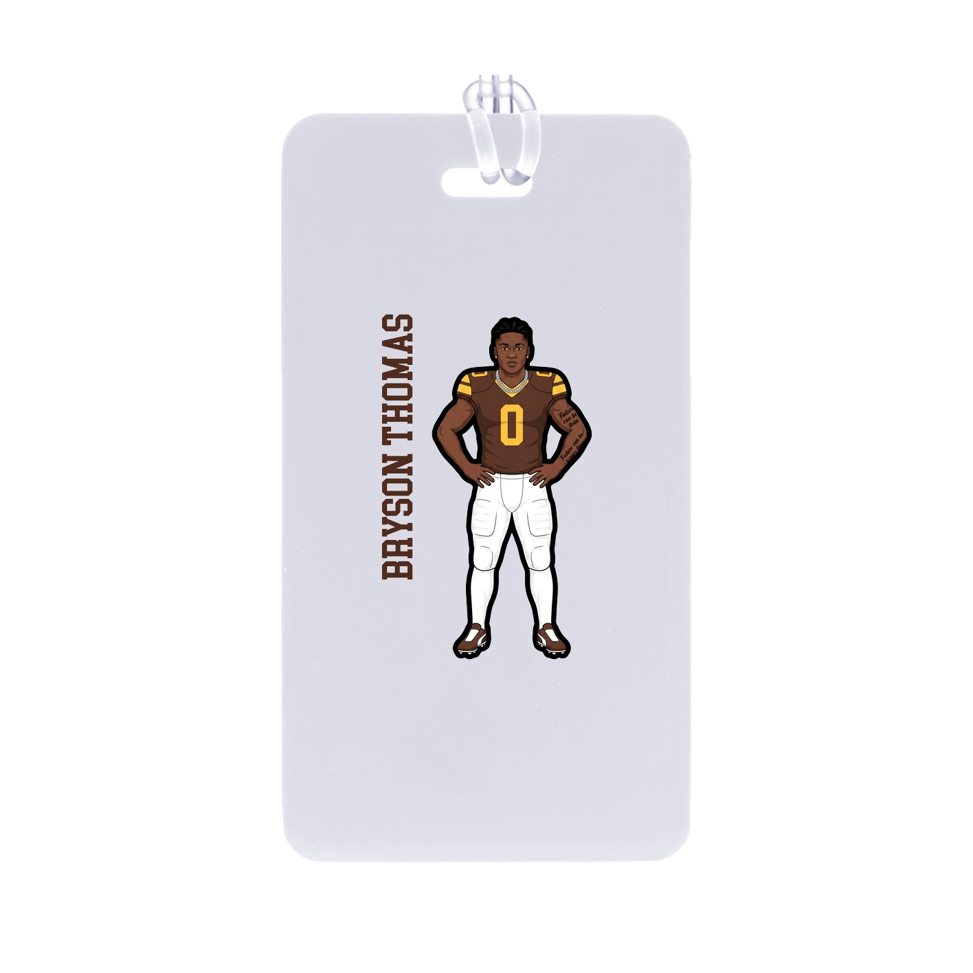 Bag Tag — Name Vertical in Classic