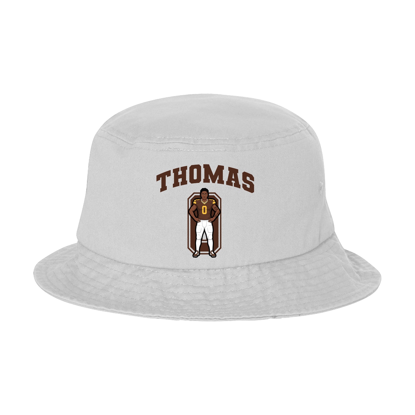 Bucket Cap — Number in White