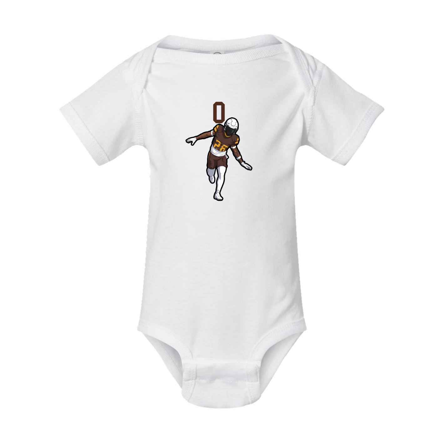 Baby Onesie — Number Top in White