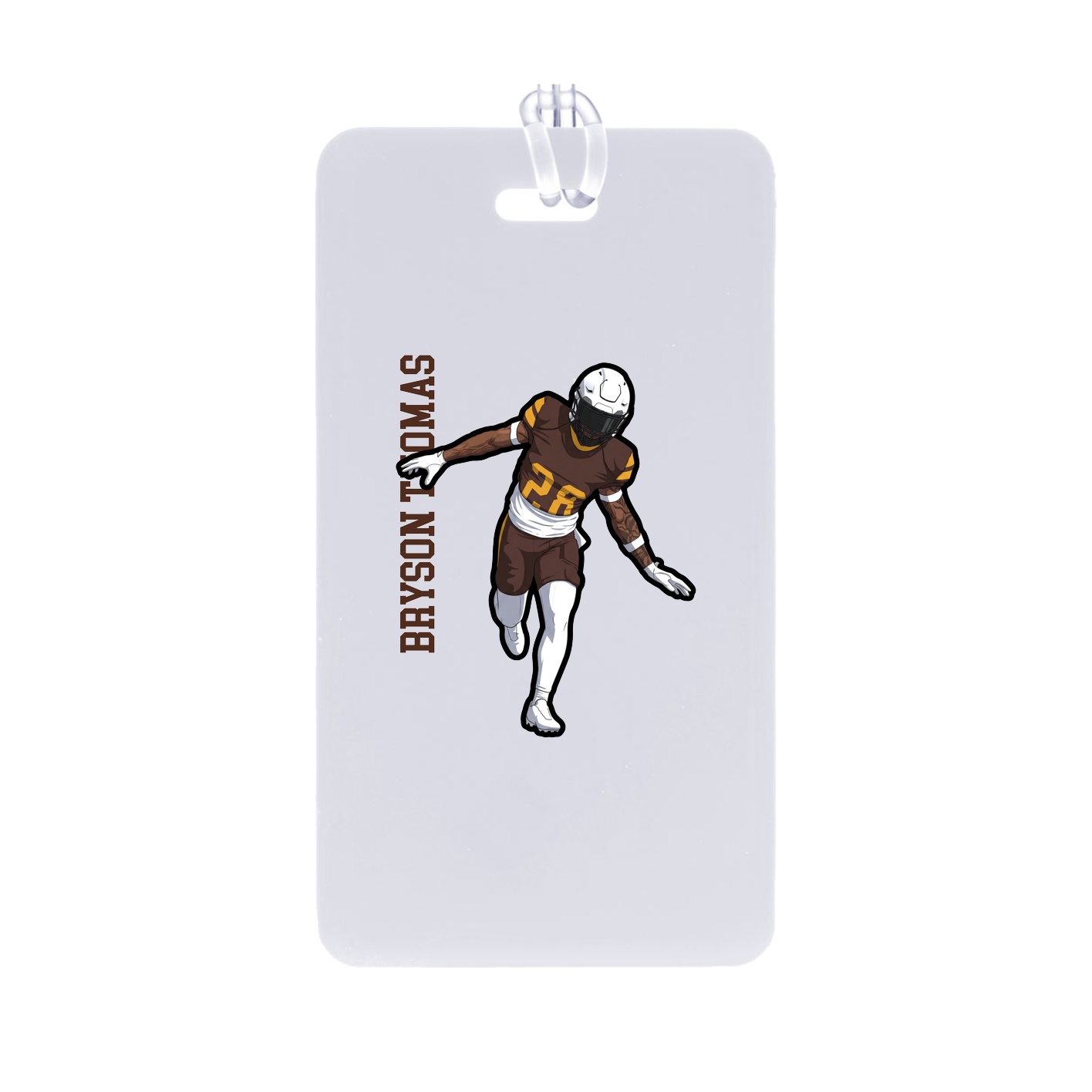 Bag Tag — Name Vertical in Classic