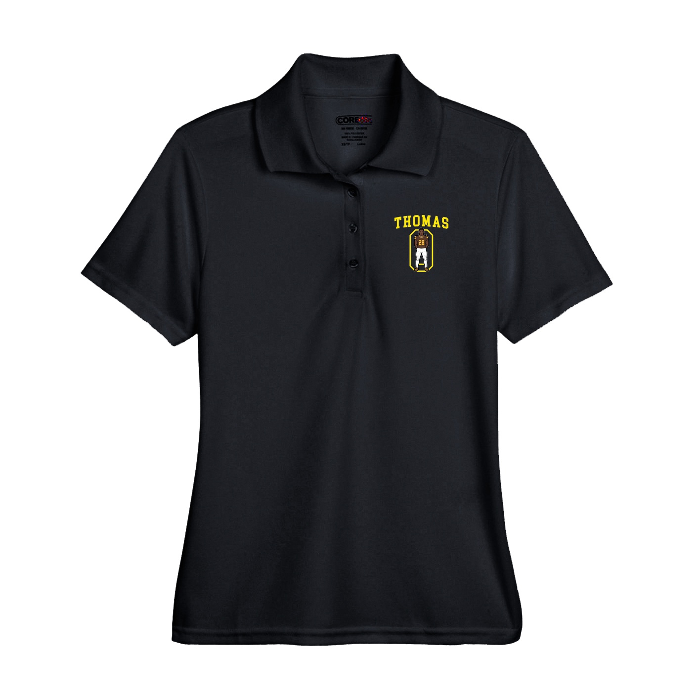 Performance Polo — Shirsey in Black