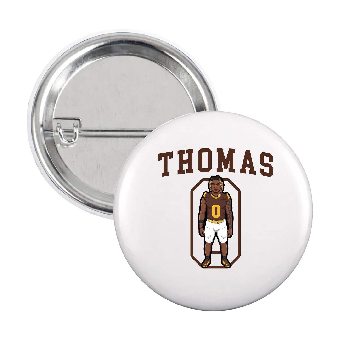 Game Day Button — Shirsey in White