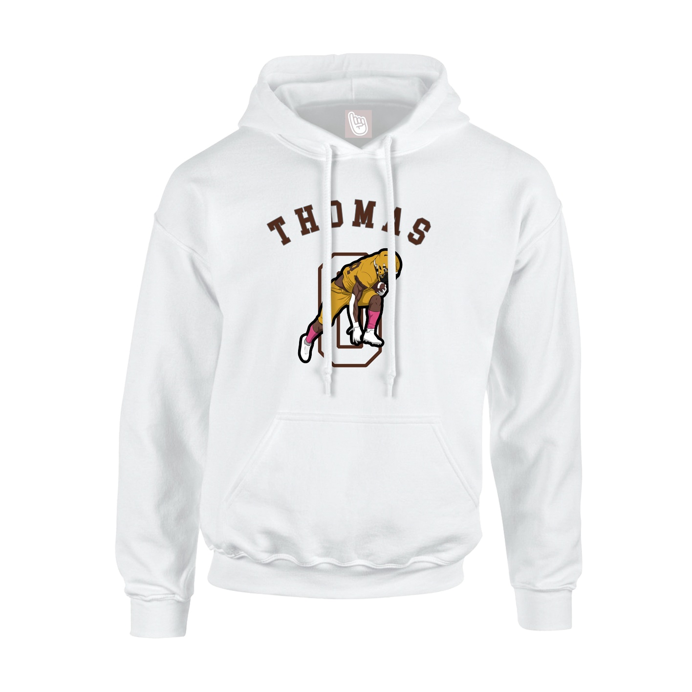 Youth Hoodie — Shirsey Arch in White