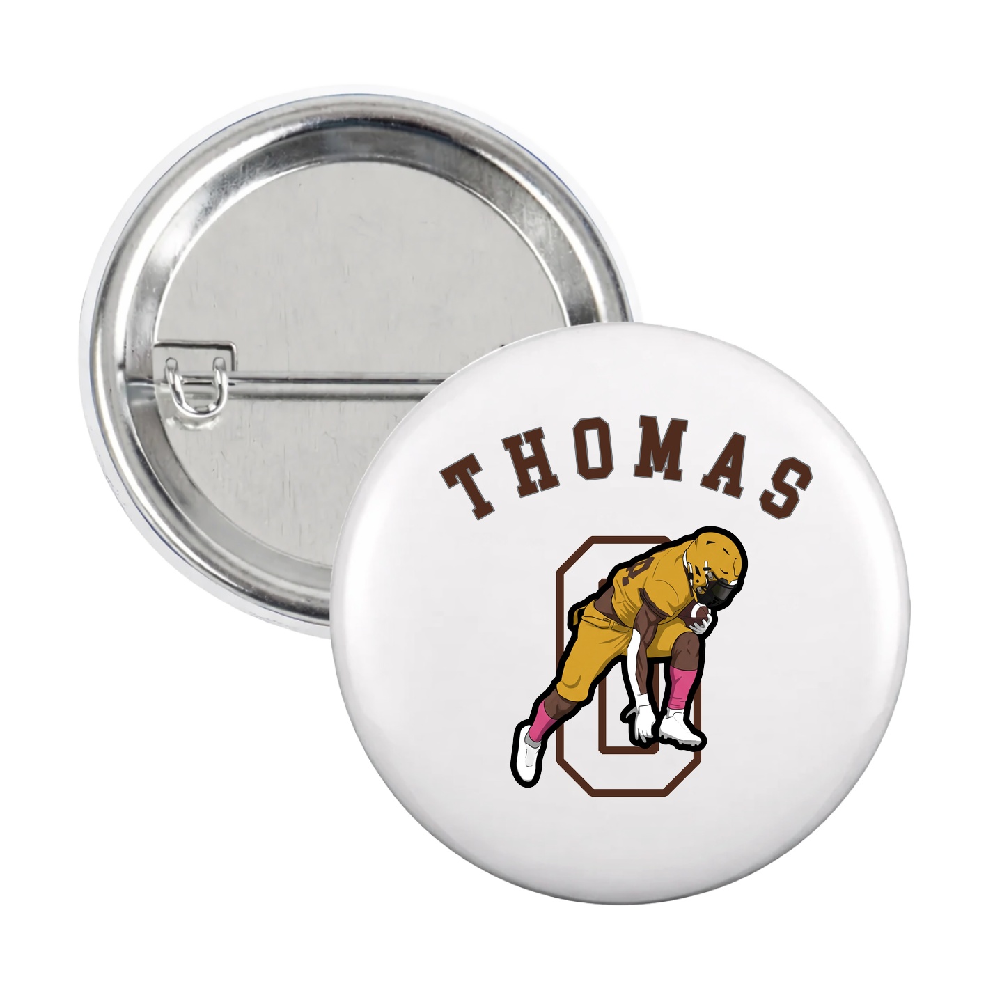 Game Day Button — Shirsey Arch in White