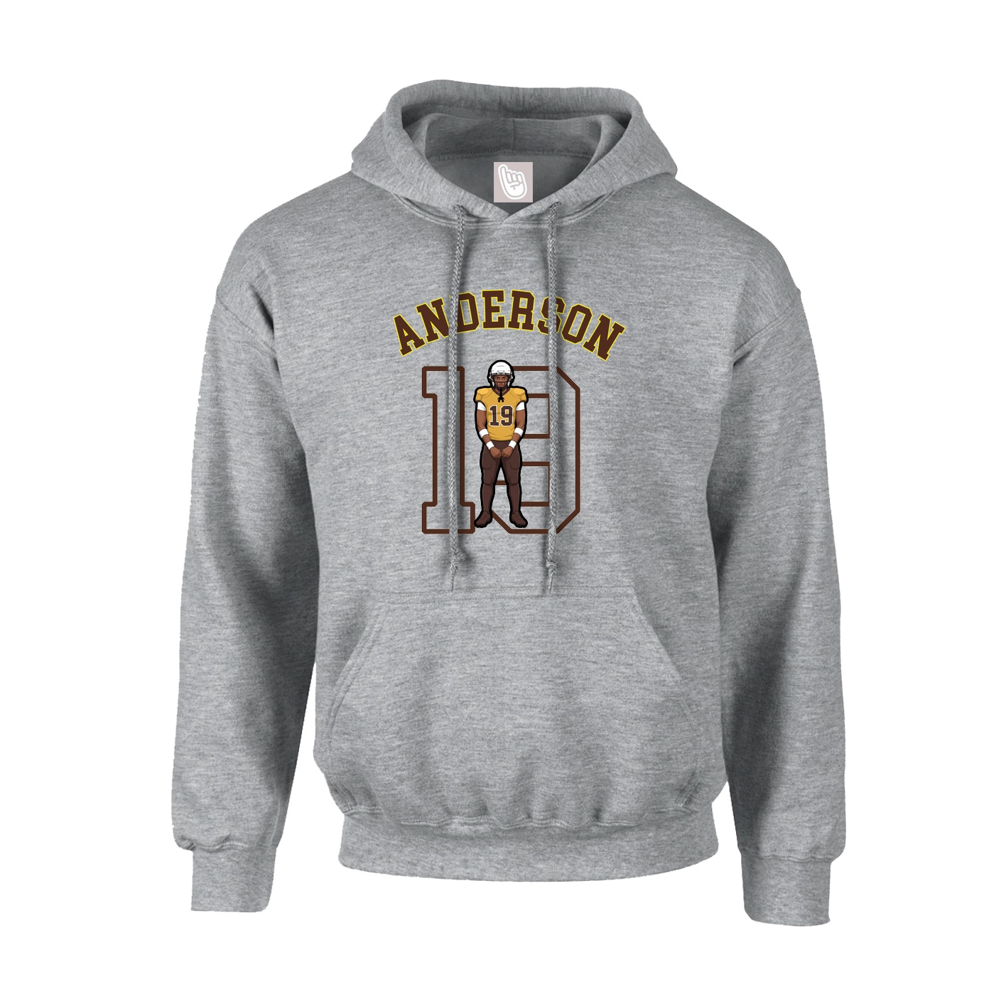 Youth Hoodie — Shirsey Arch in Grey