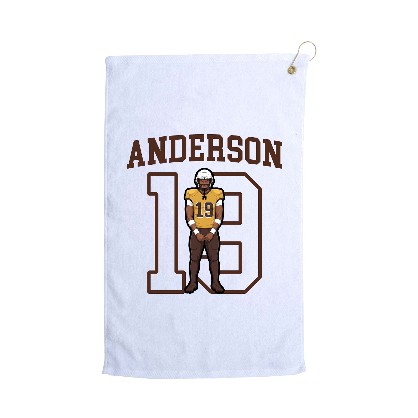 Golf Towel — Shirsey in White