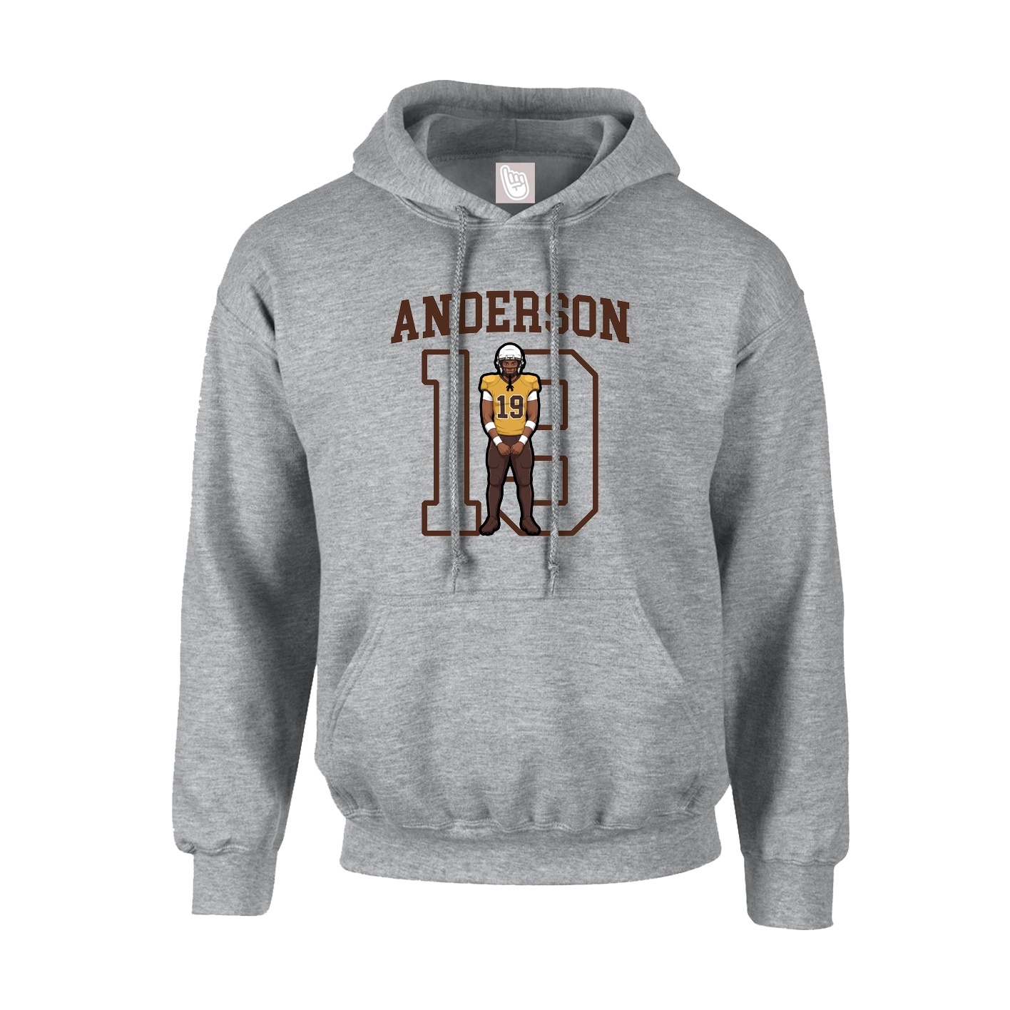 Hoodie — Shirsey in Grey