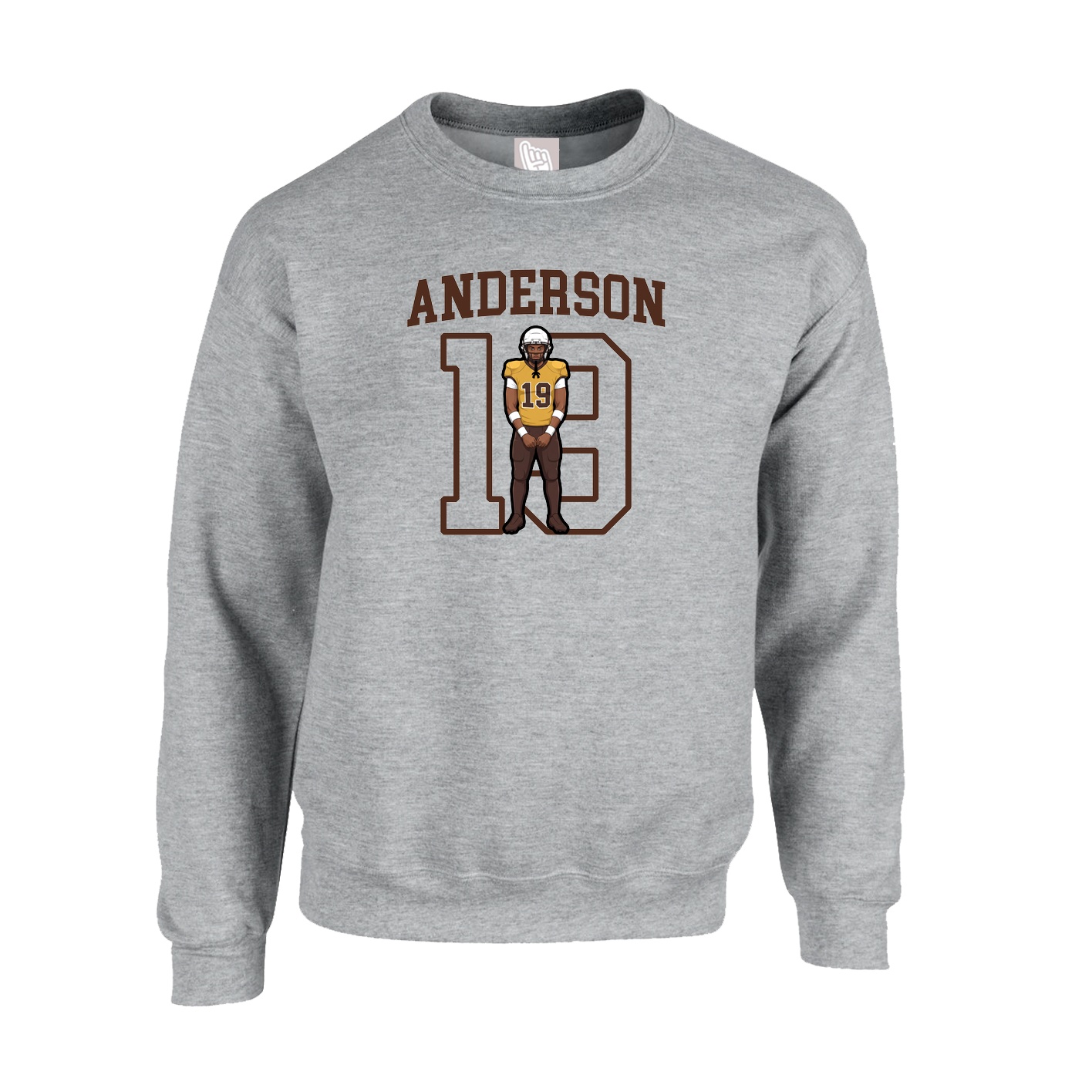Fleece Crew — Shirsey in Grey