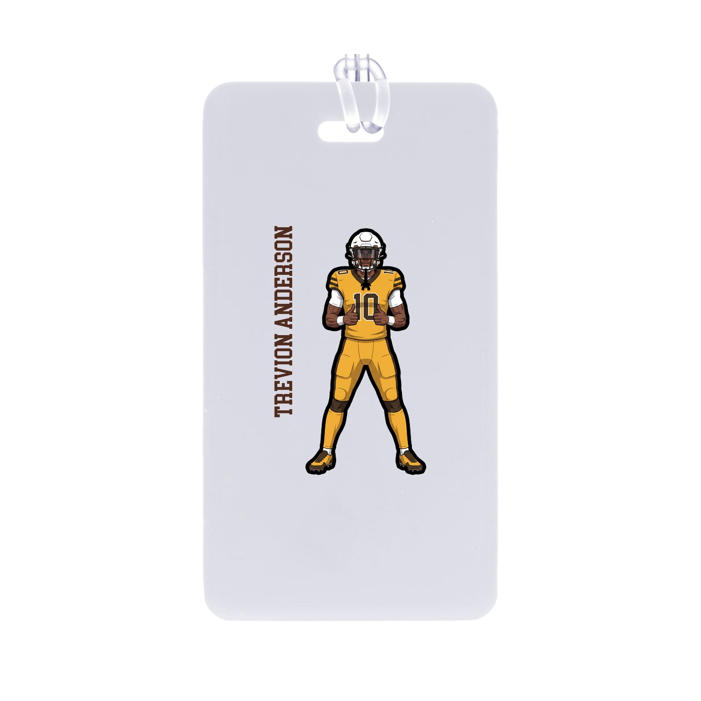 Bag Tag — Name Vertical in Classic