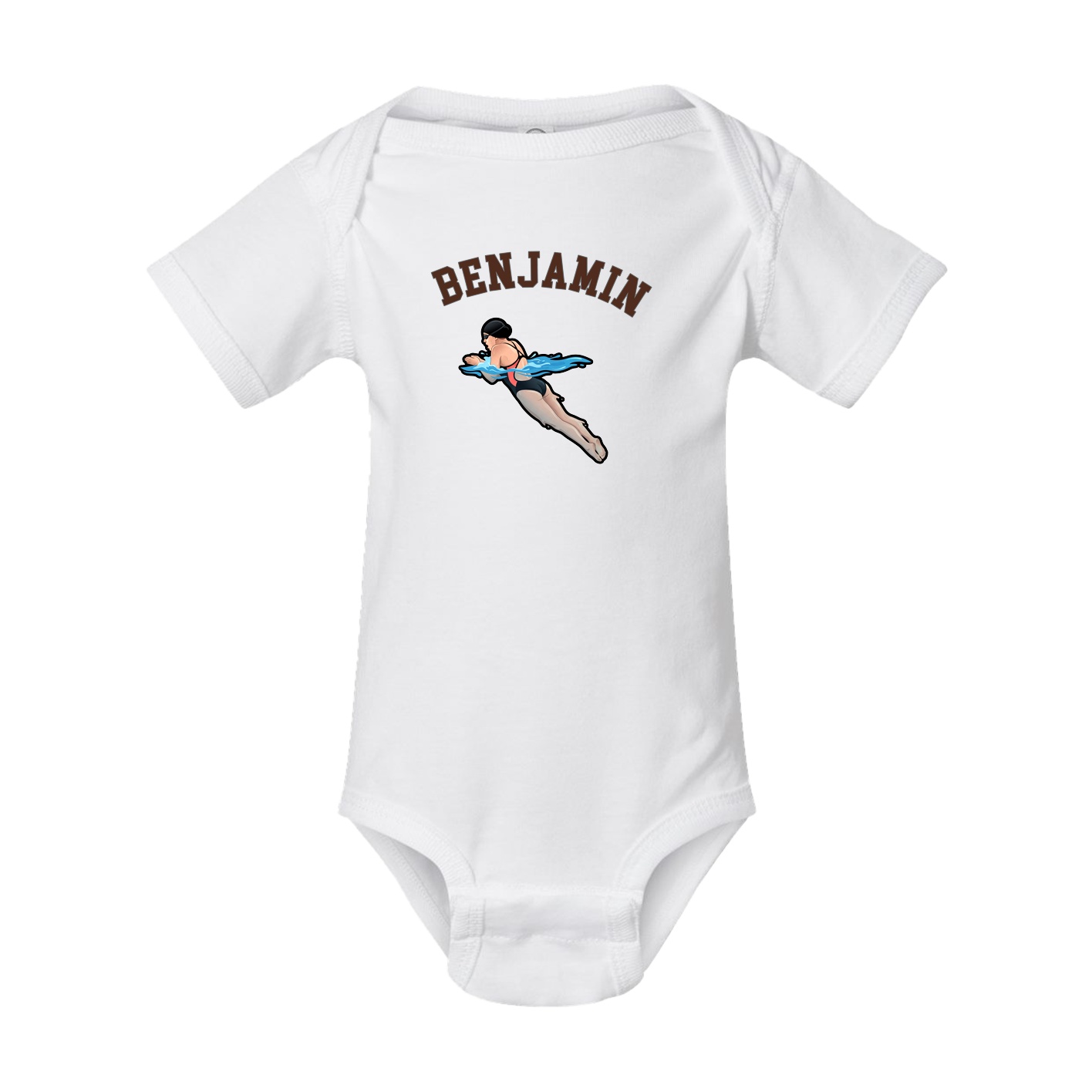 Baby Onesie — Shirsey Arch in White
