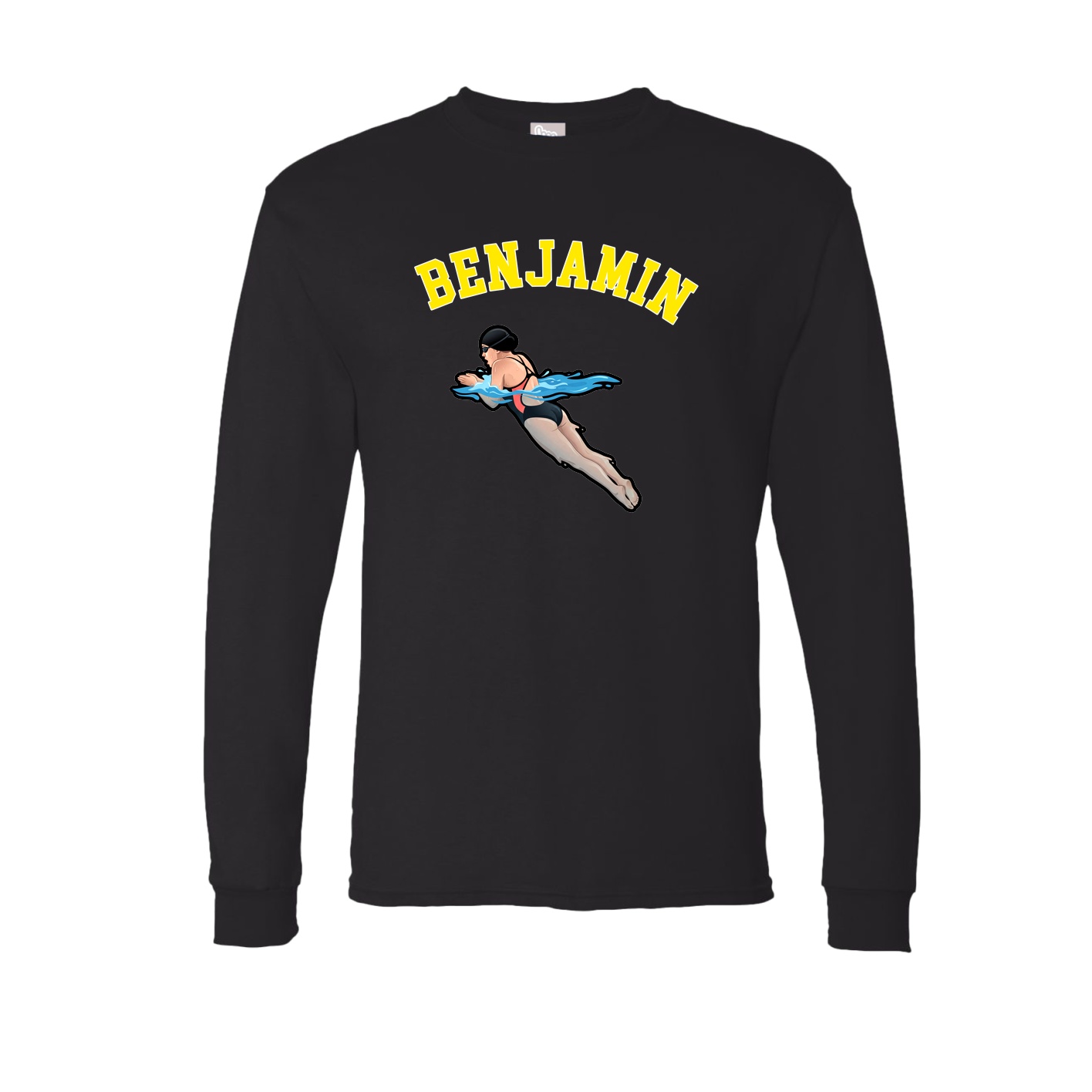 Long Sleeve Tee — Shirsey Arch in Black