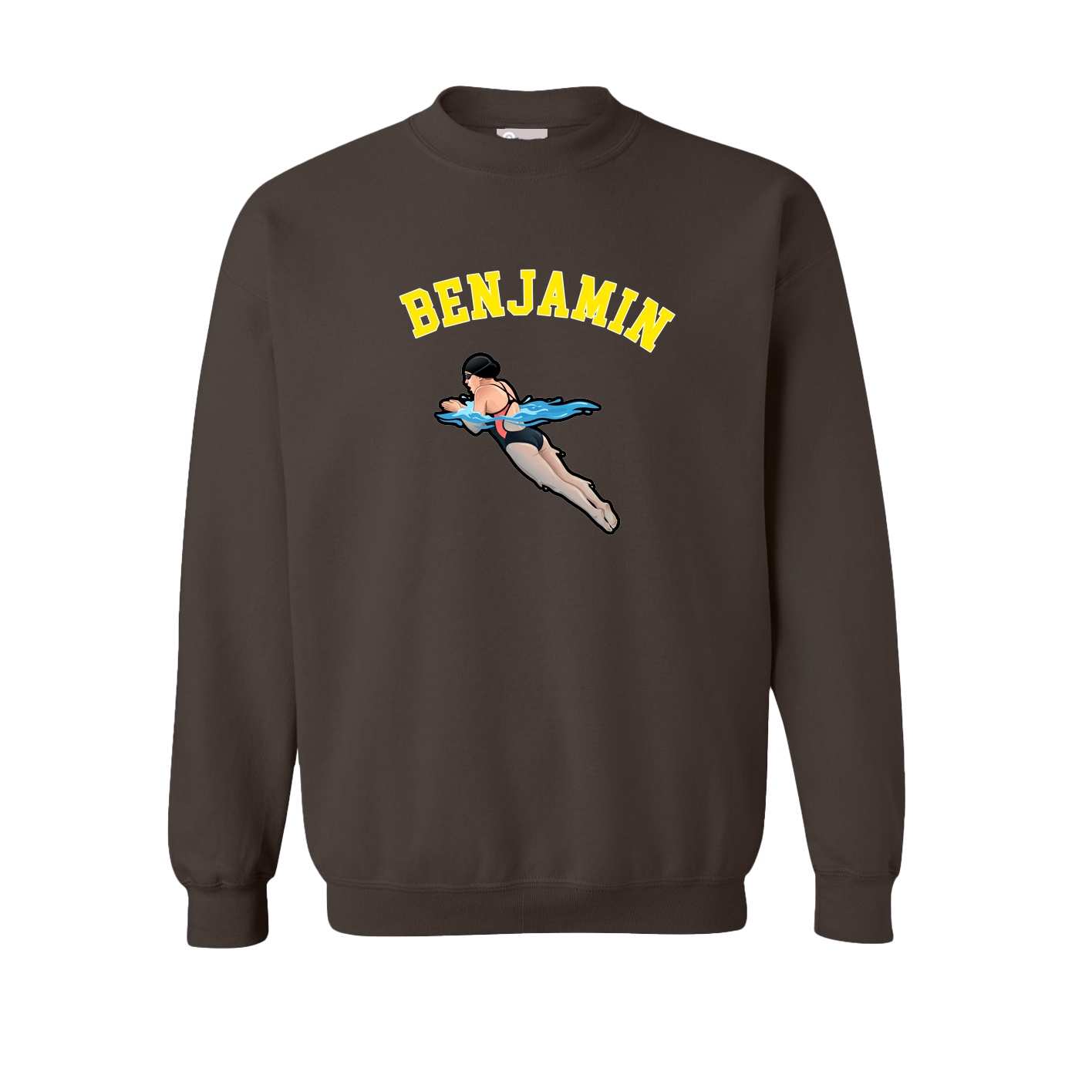 Fleece Crew — Shirsey Arch in Brown