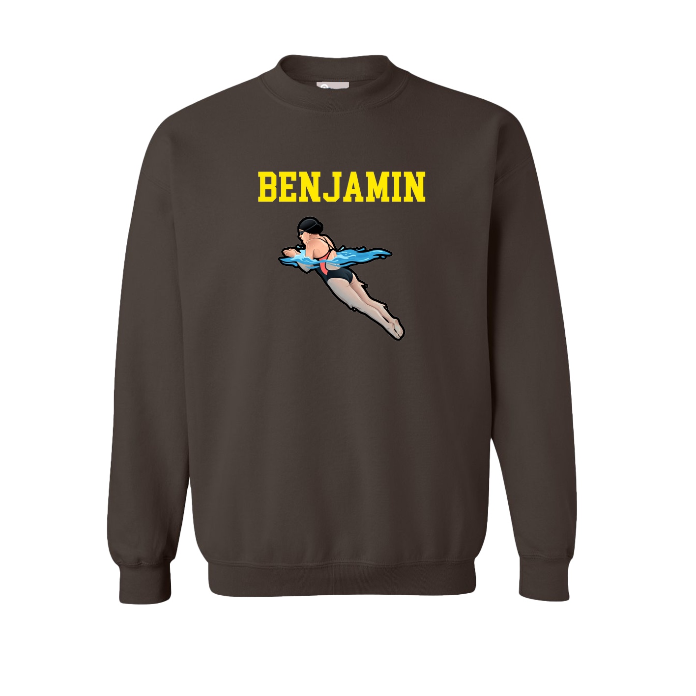 Fleece Crew — Shirsey in Brown