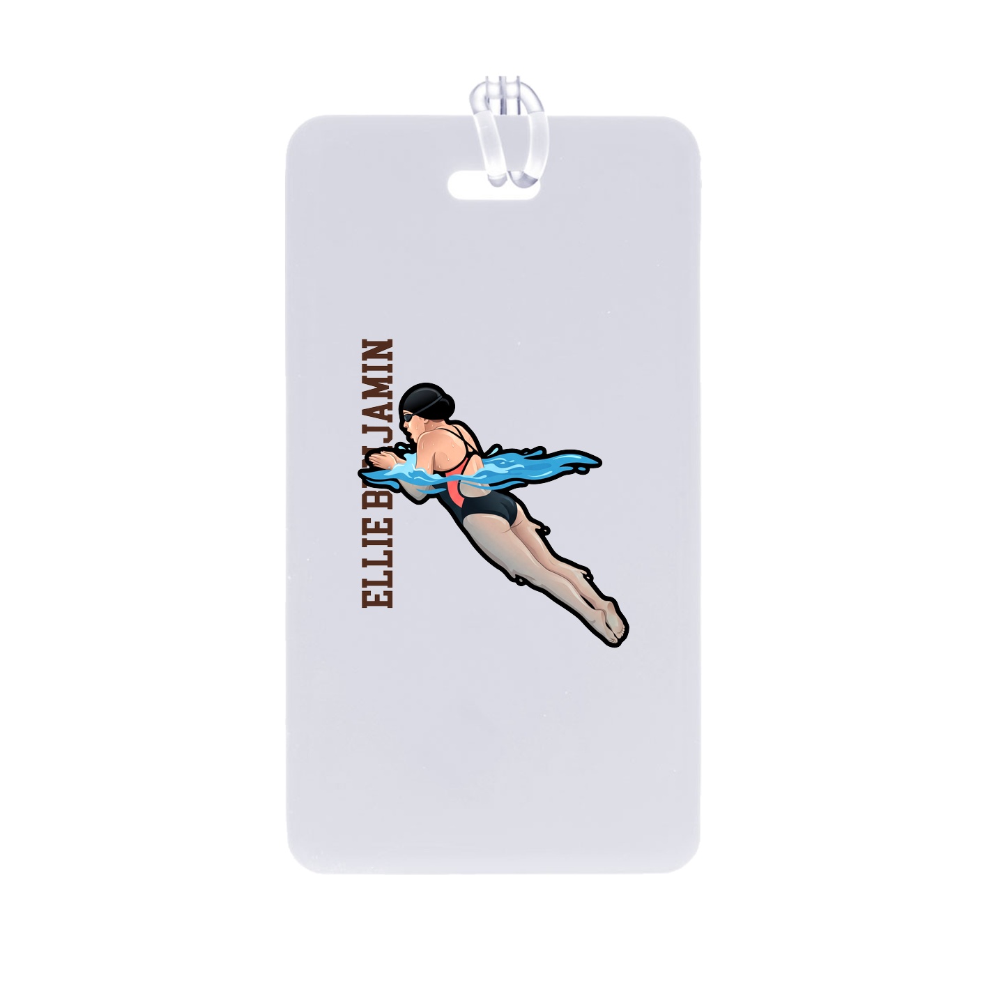 Bag Tag — Name Vertical in Classic