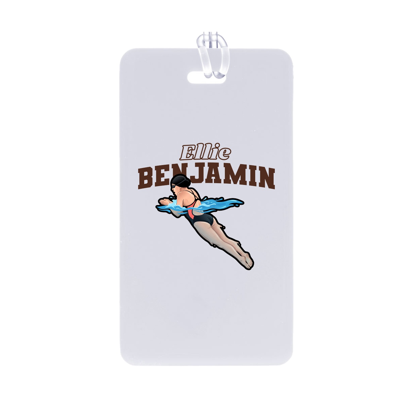 Bag Tag — Name Arch in Classic