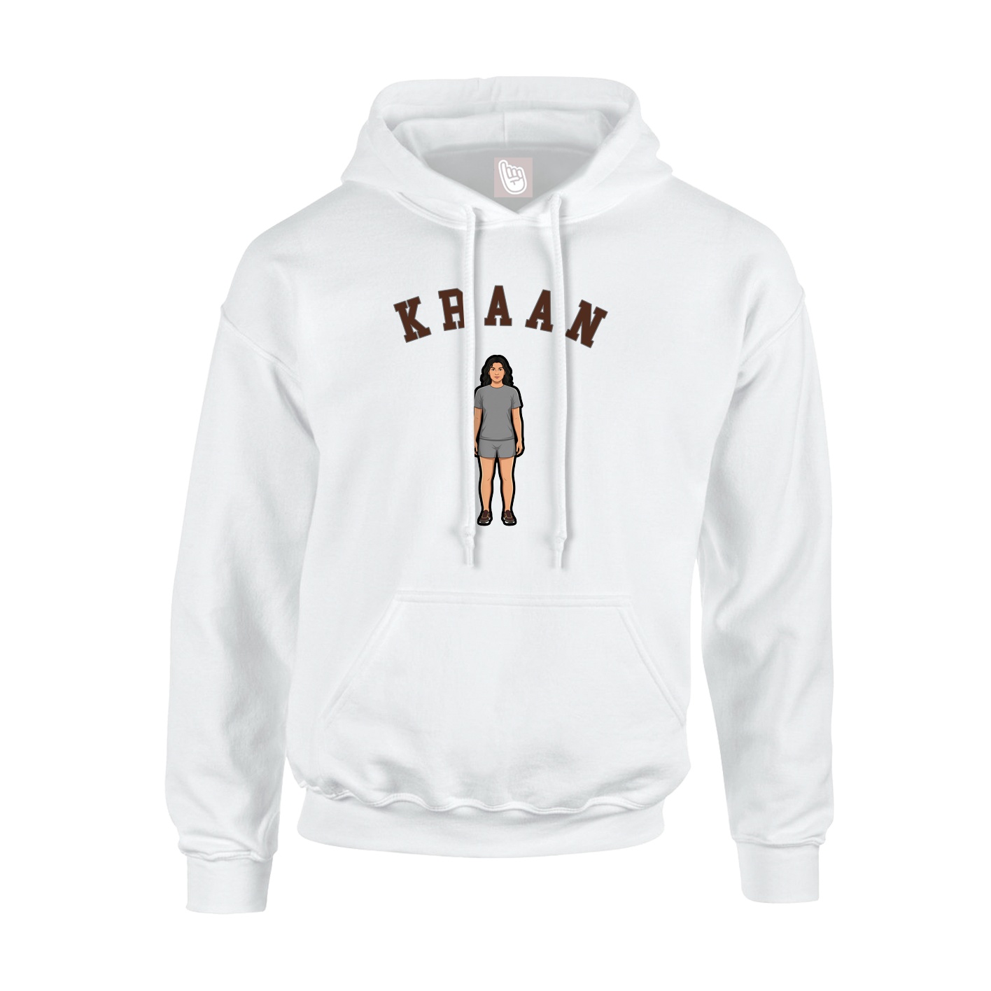 Hoodie — Shirsey Arch in White