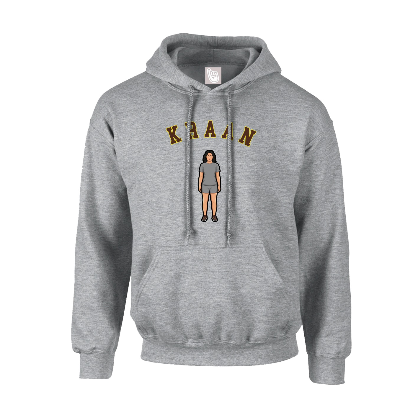 Youth Hoodie — Shirsey Arch in Grey