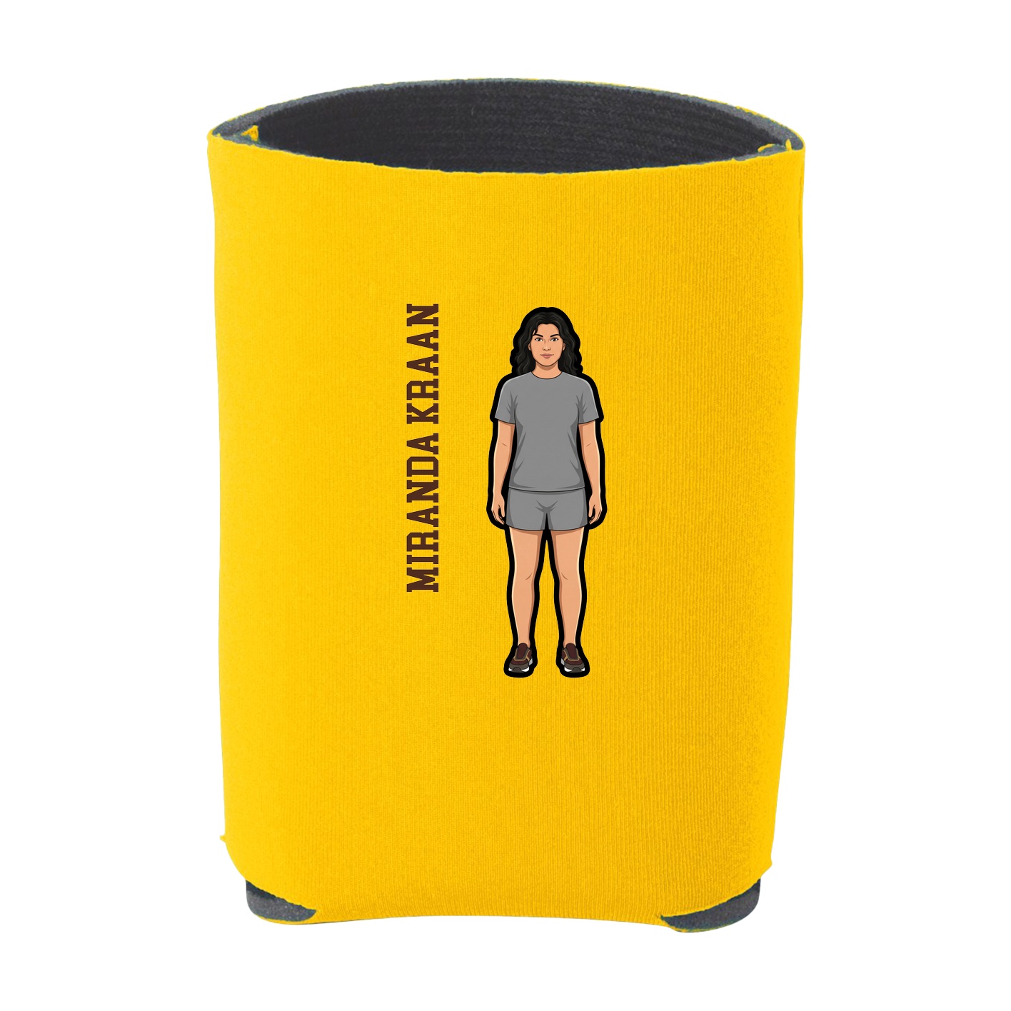 Can Holder — Name Vertical in Yellow