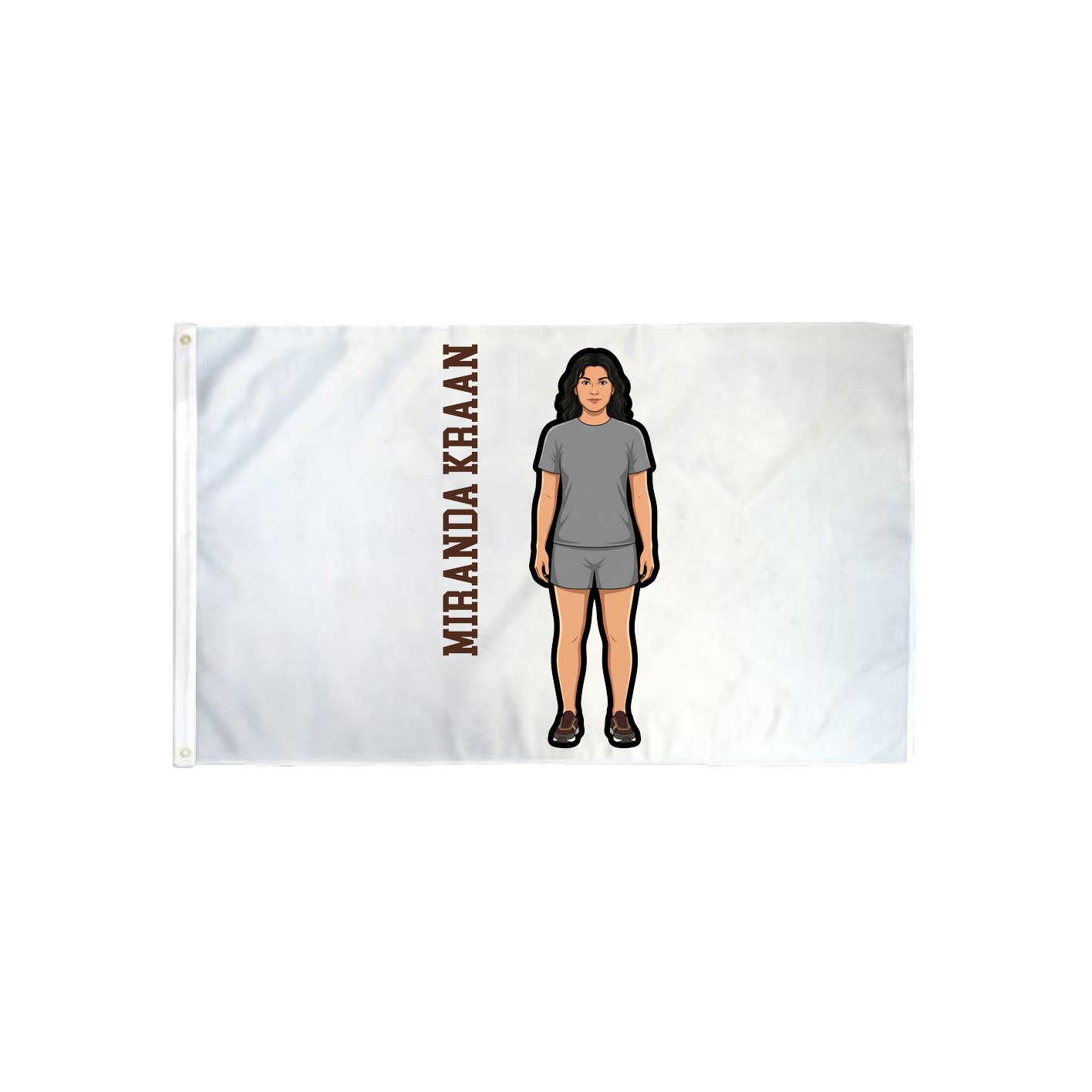 3x5 Flag — Name Vertical in Classic