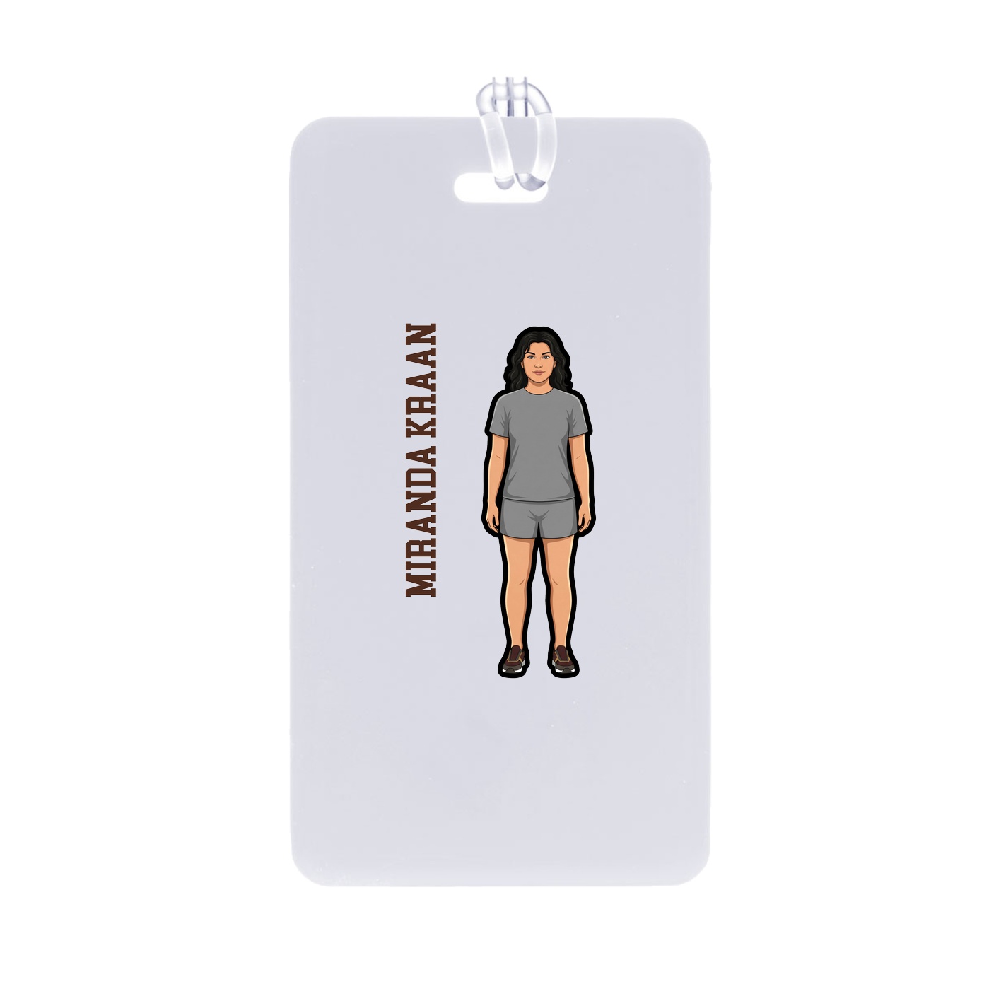 Bag Tag — Name Vertical in Classic