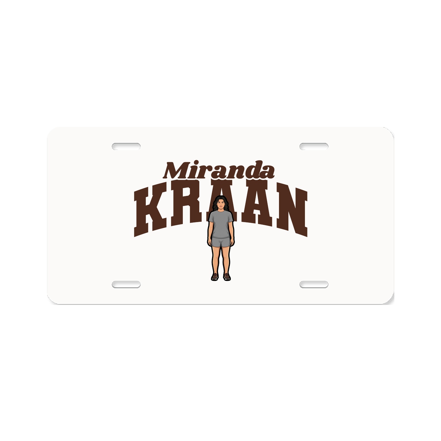 License Plate — Signature Arch in Classic