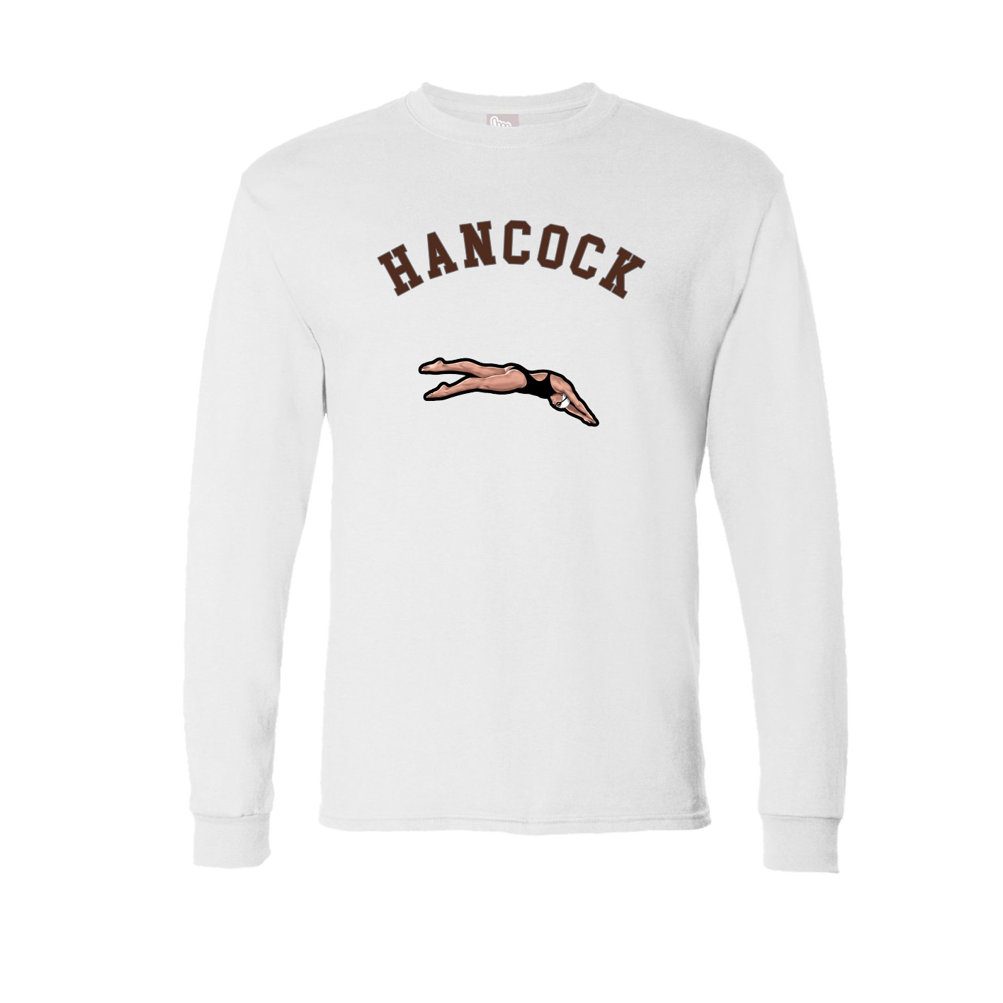 Long Sleeve Tee — Shirsey Arch in White