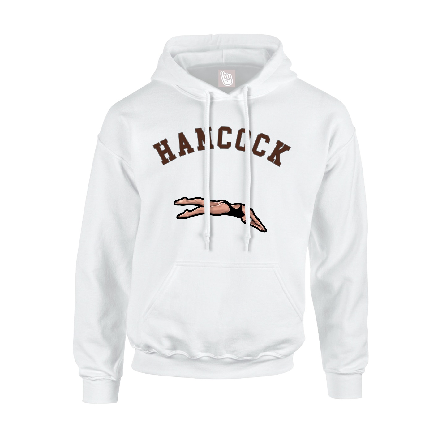 Youth Hoodie — Shirsey Arch in White