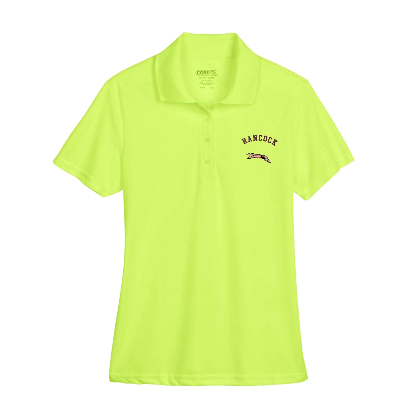 Womens Performance Polo — Shirsey Arch in Yellow