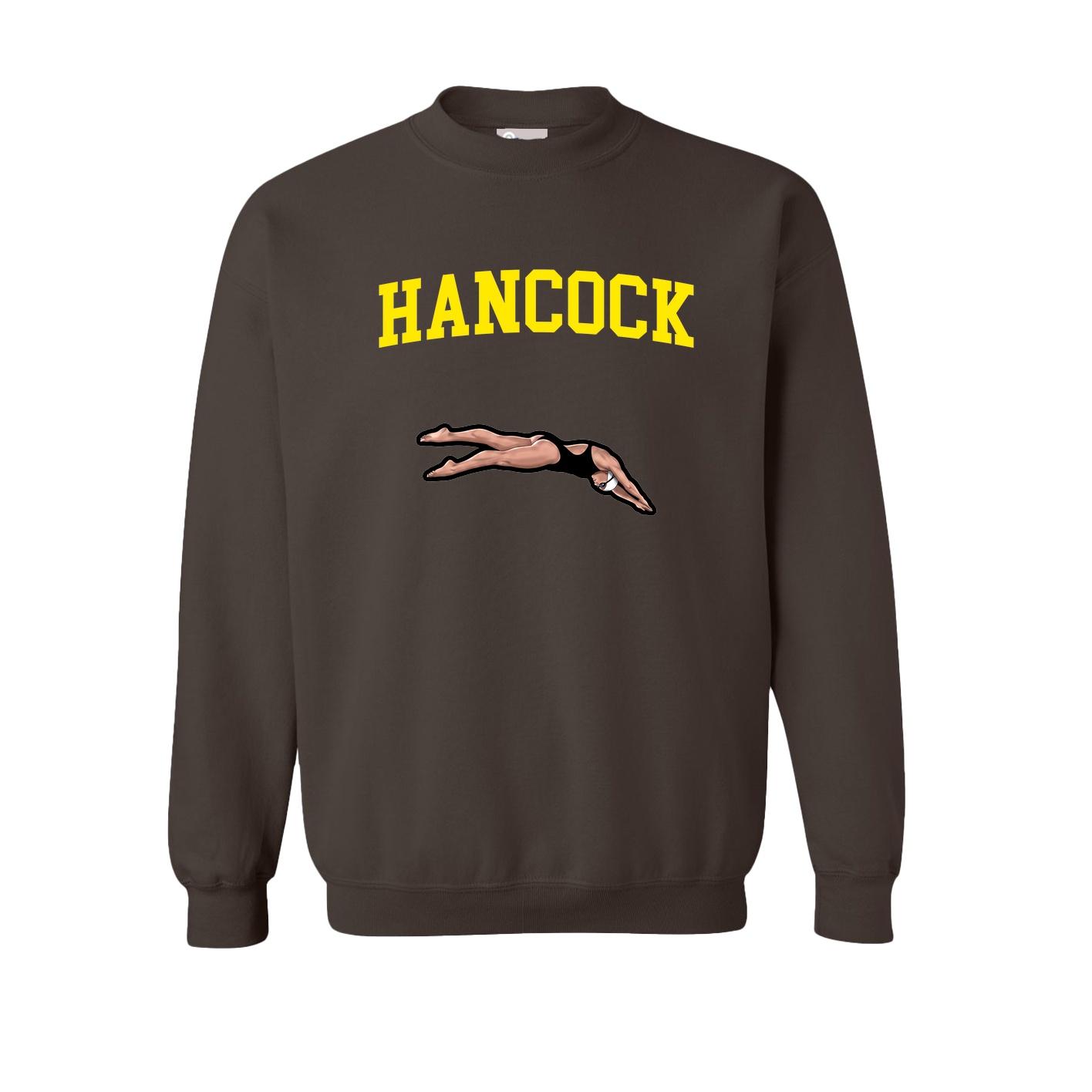 Fleece Crew — Shirsey in Brown