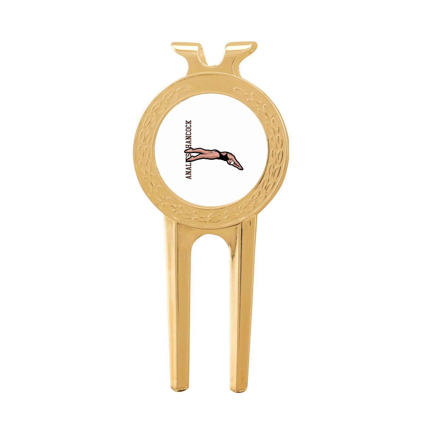 Divot Tool with Ball Marker — Name Vertical in Classic