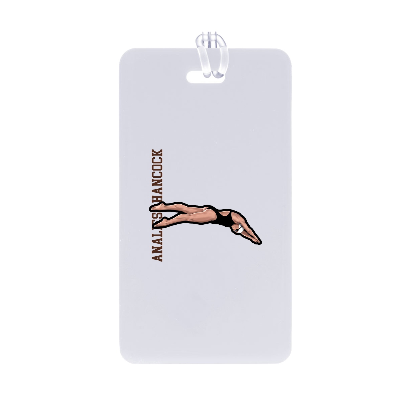 Bag Tag — Name Vertical in Classic