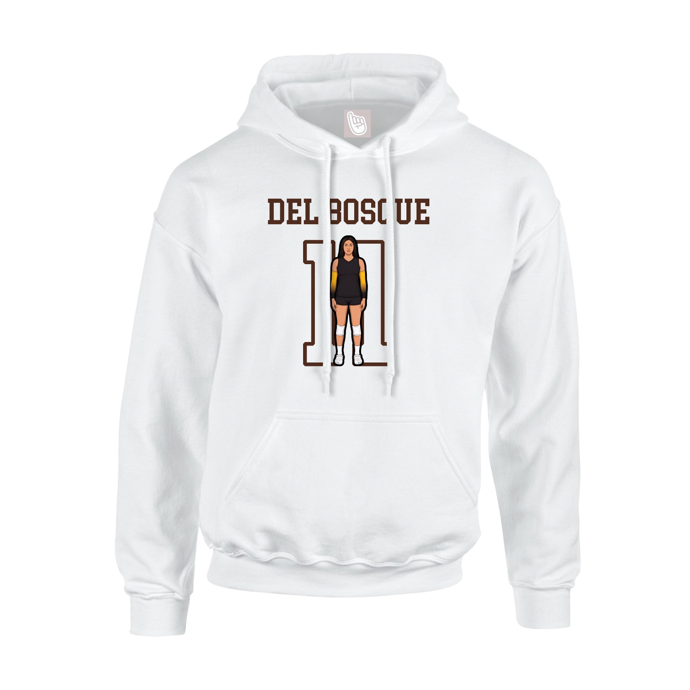 Hoodie — Shirsey in White