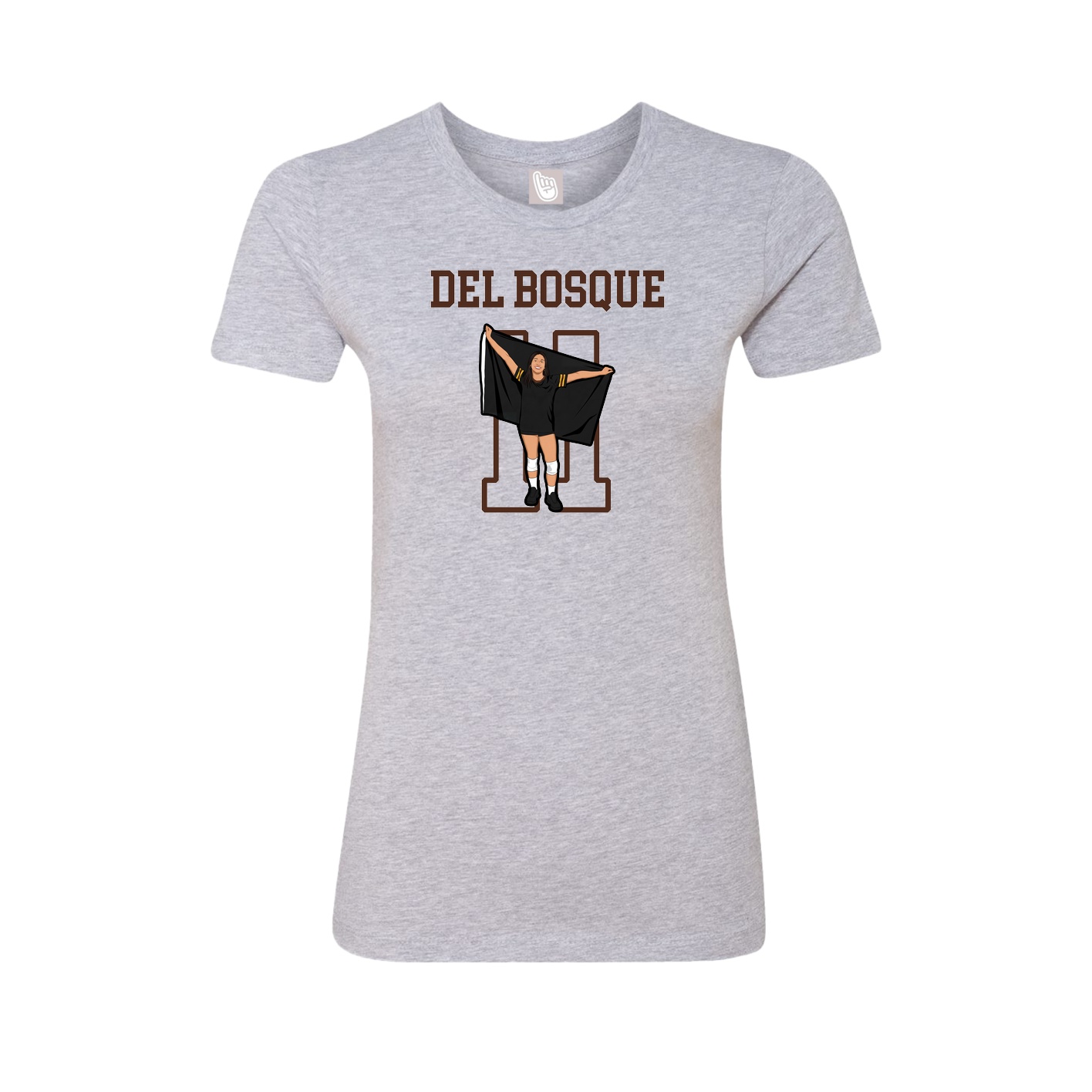 Fitted Women's Tee — Shirsey in Grey
