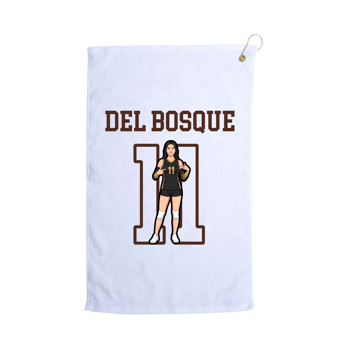Golf Towel — Shirsey in White