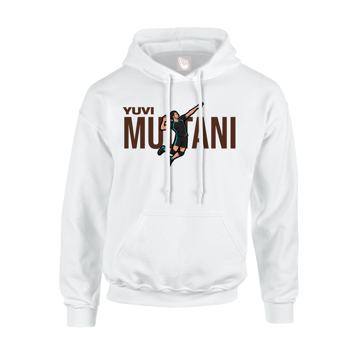 Hoodie — Player Name in White