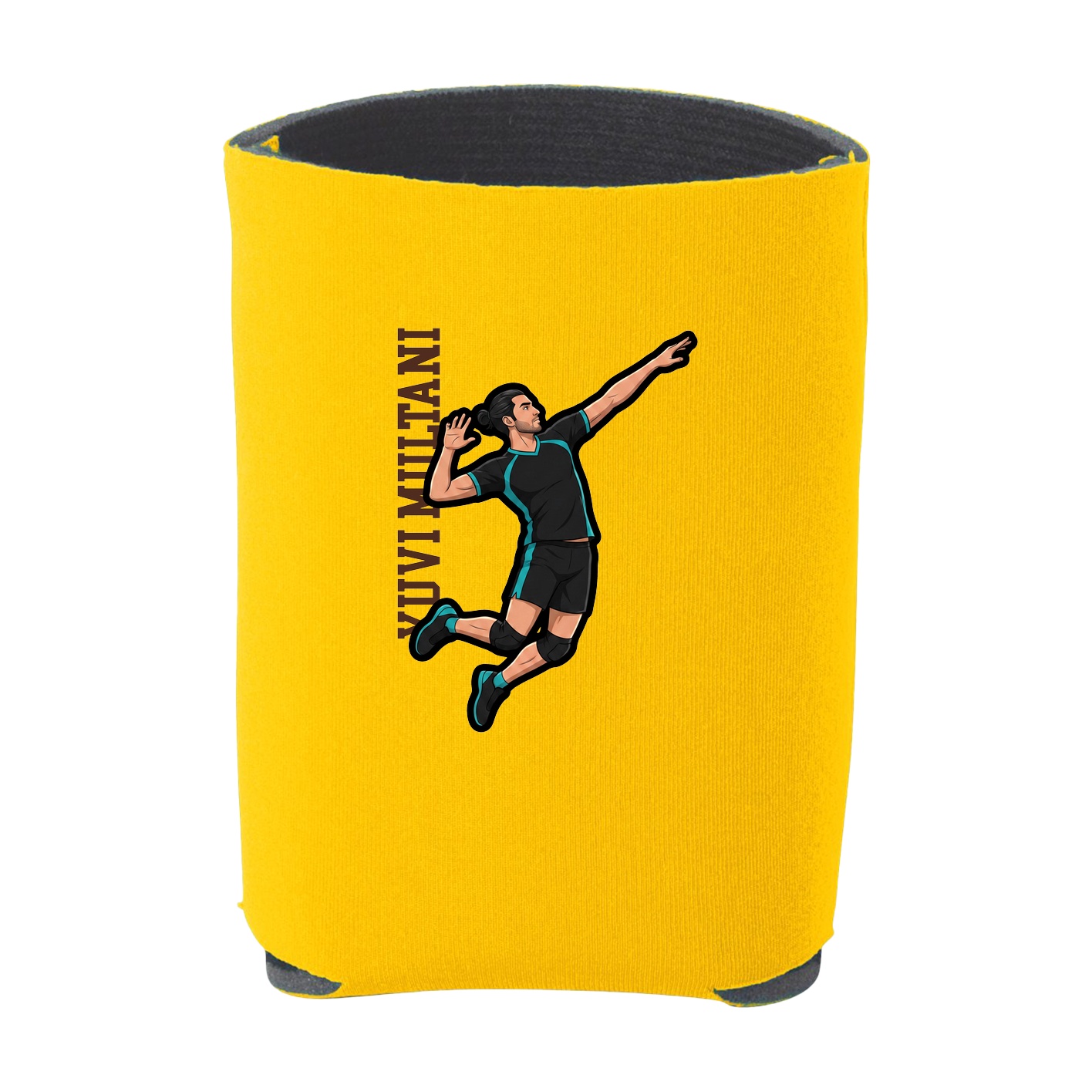 Can Holder — Name Vertical in Yellow