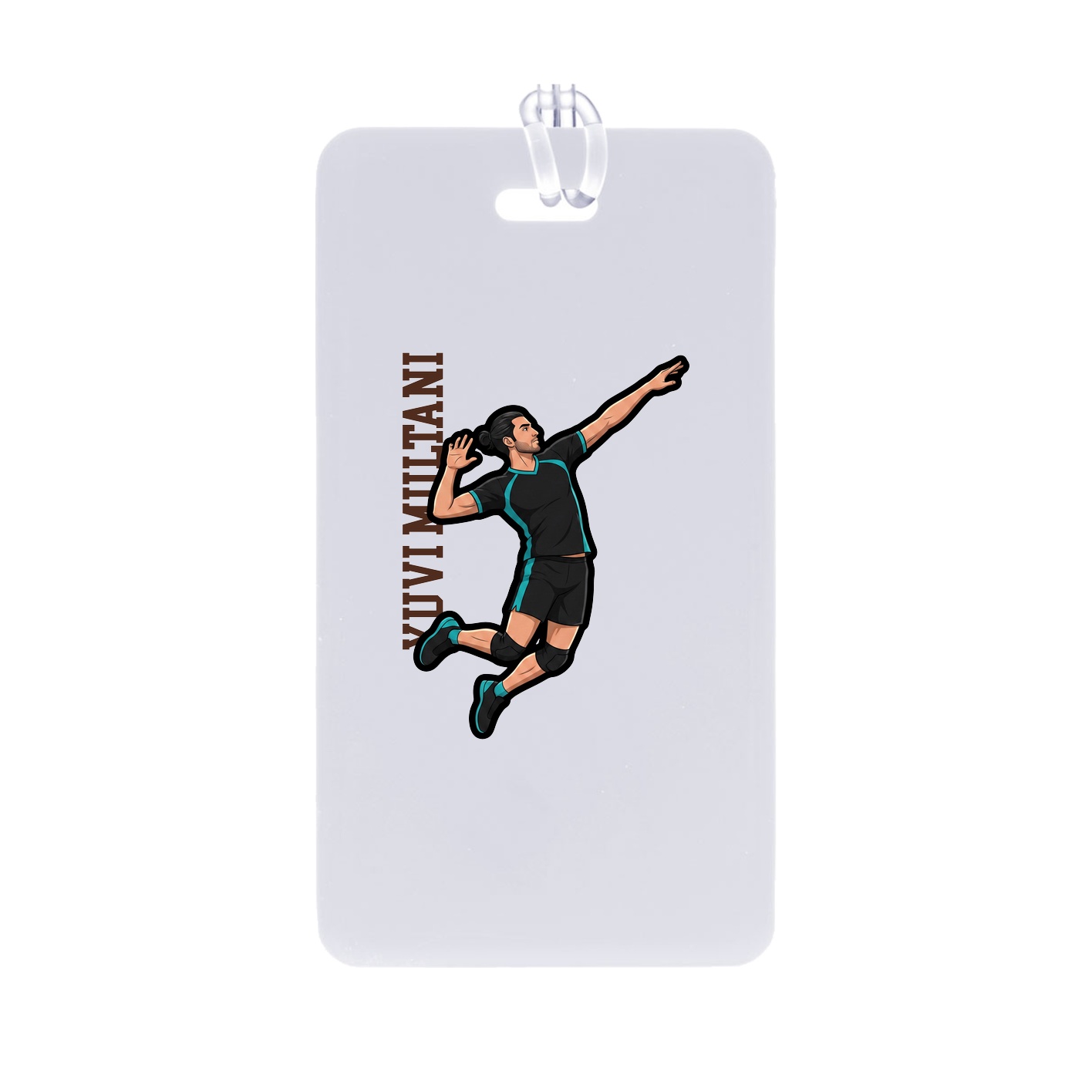 Bag Tag — Name Vertical in Classic