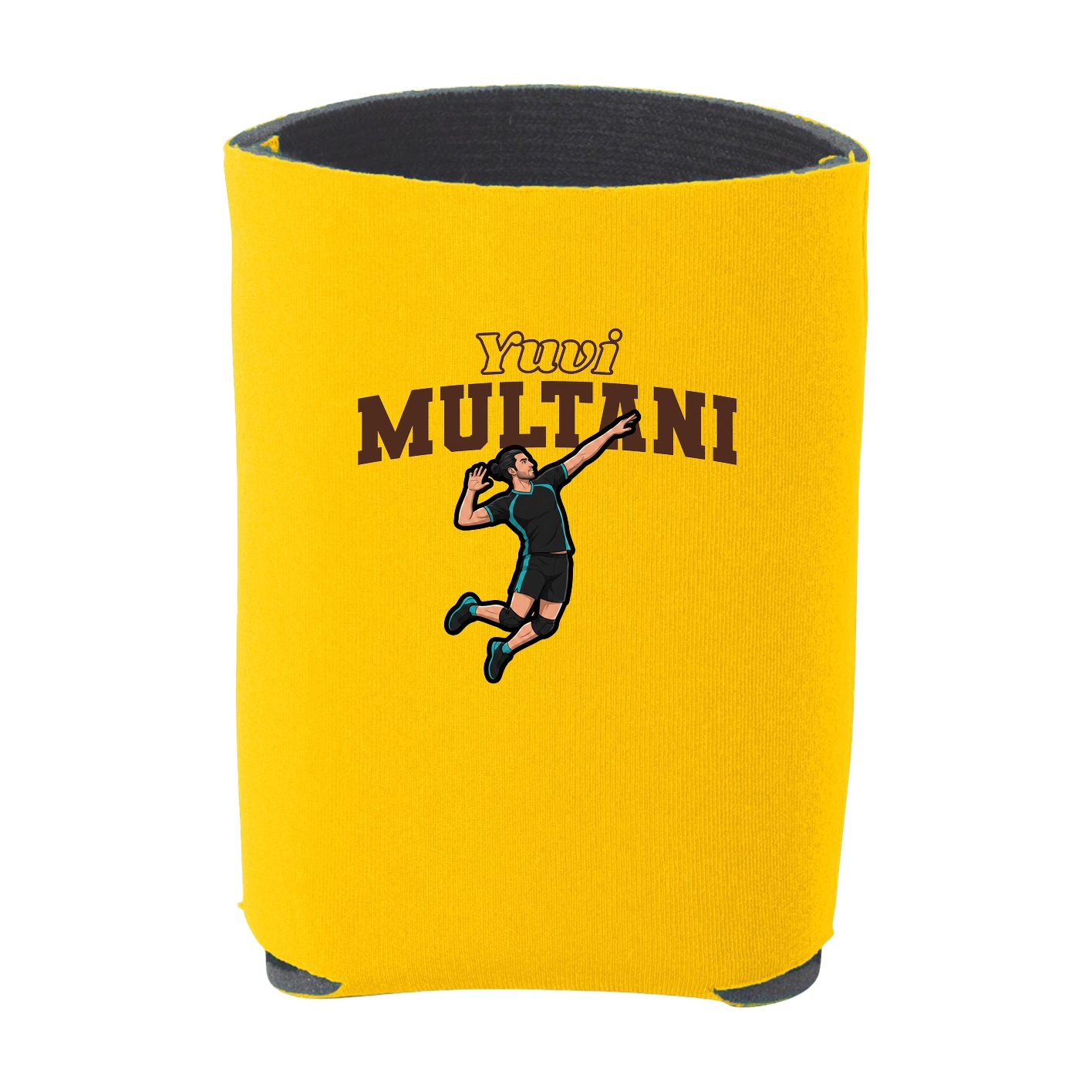 Can Holder — Name Arch in Yellow