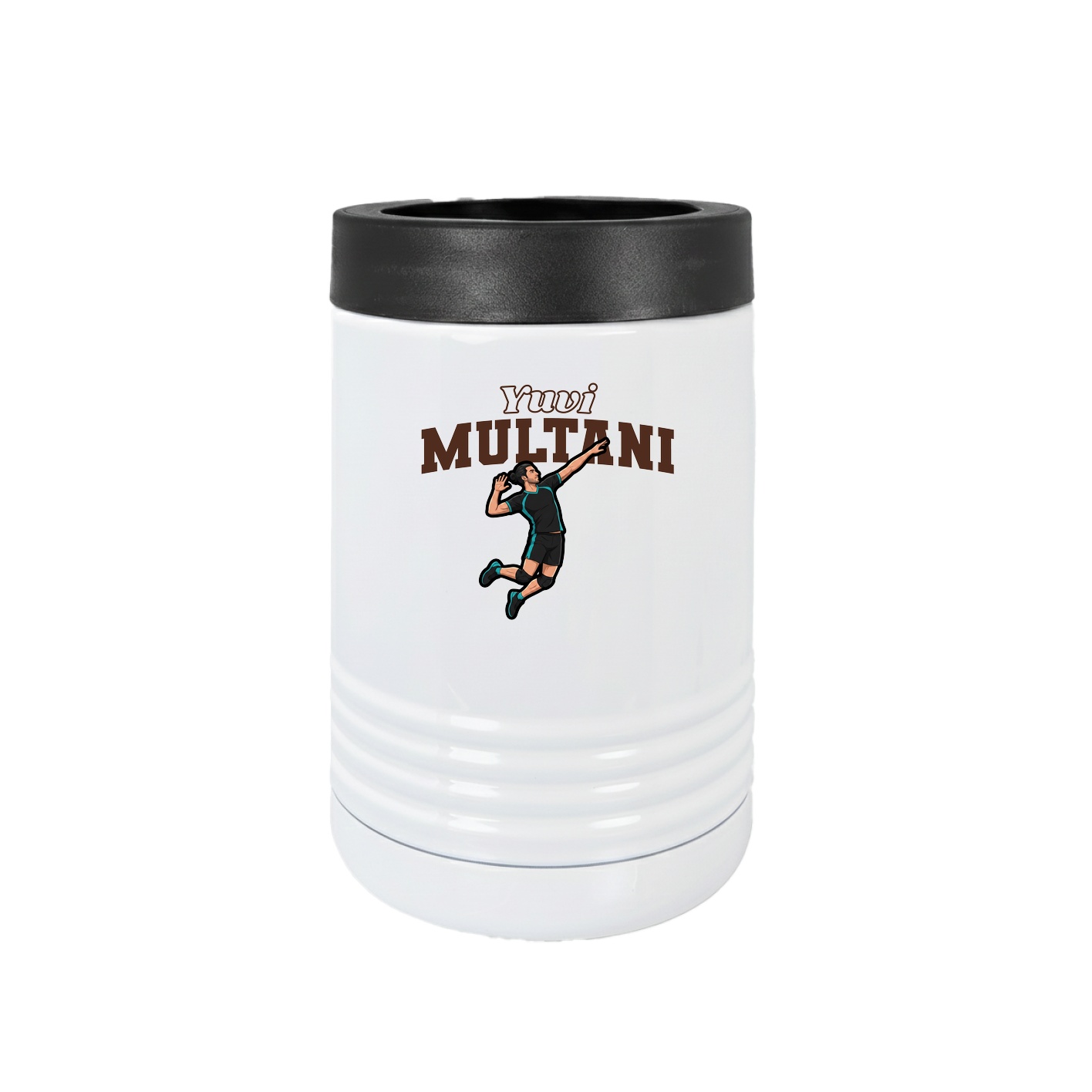 Beverage Holder — Name Arch in White