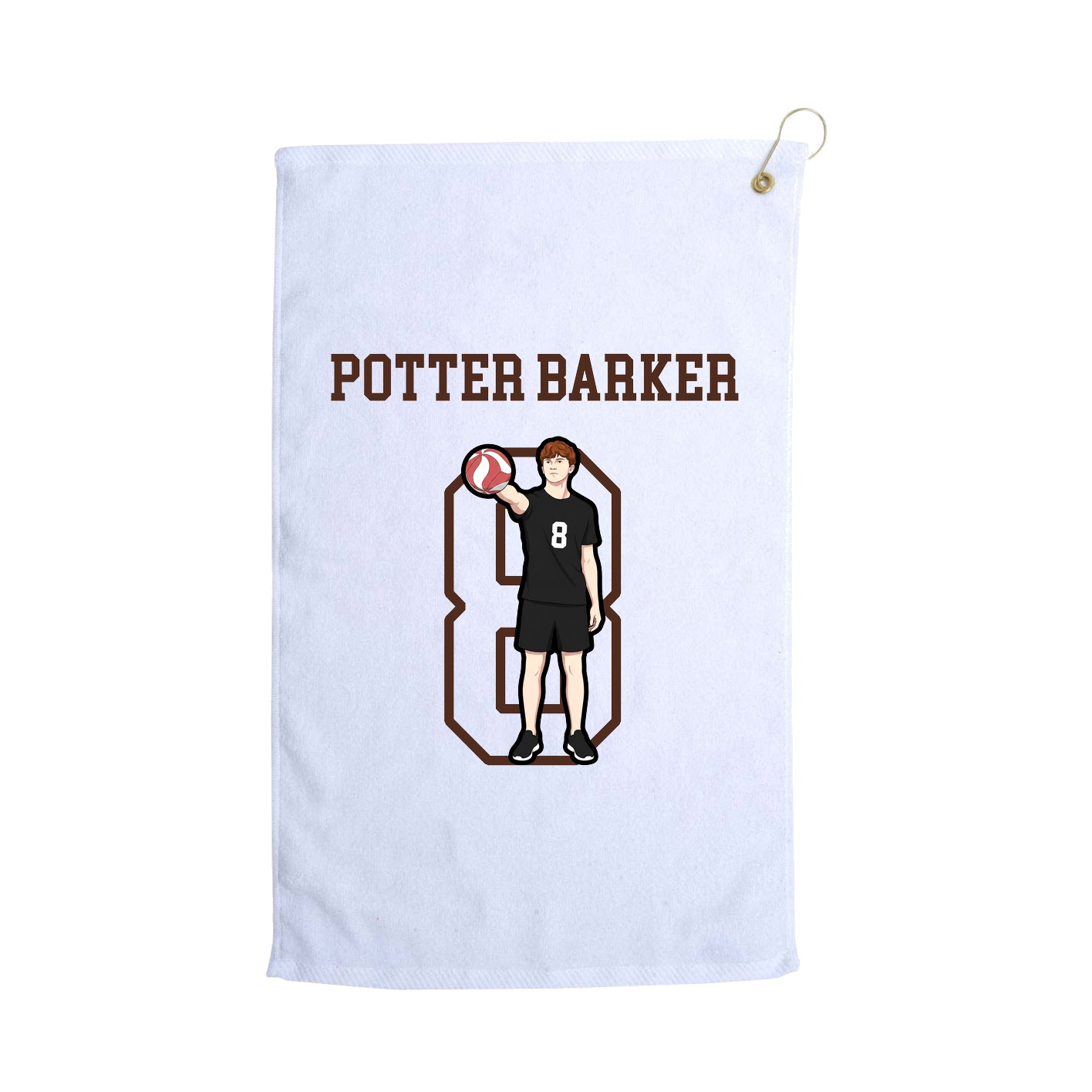Golf Towel — Shirsey in White