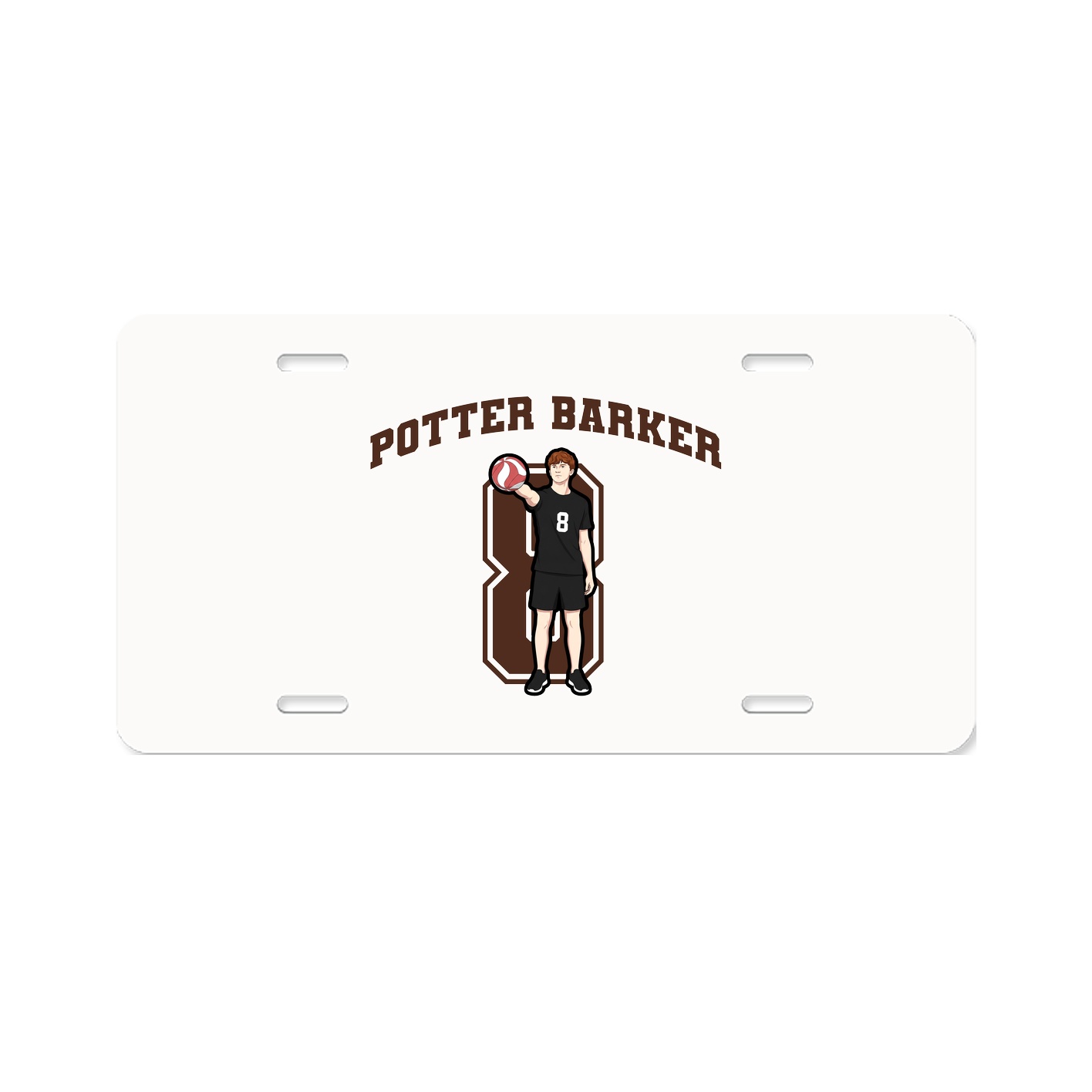 License Plate — Number in Classic