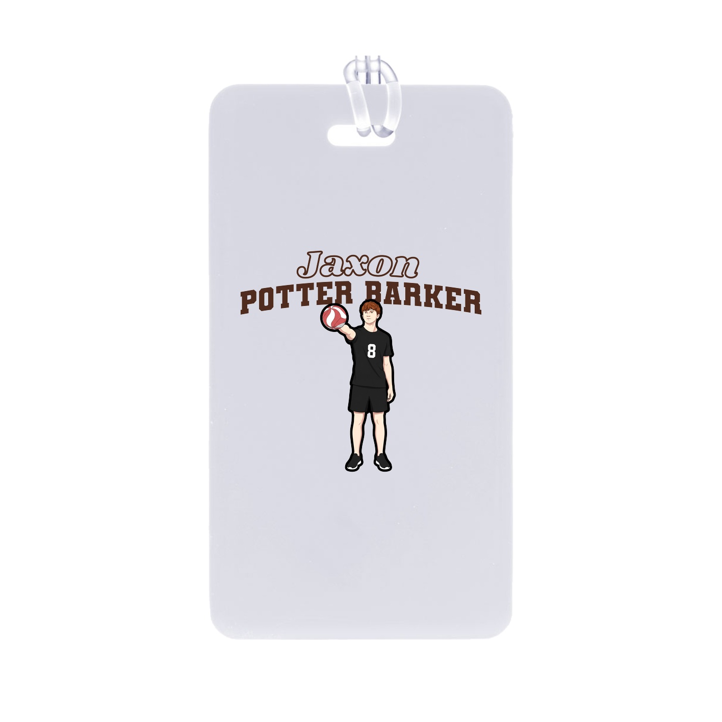Bag Tag — Name Arch in Classic