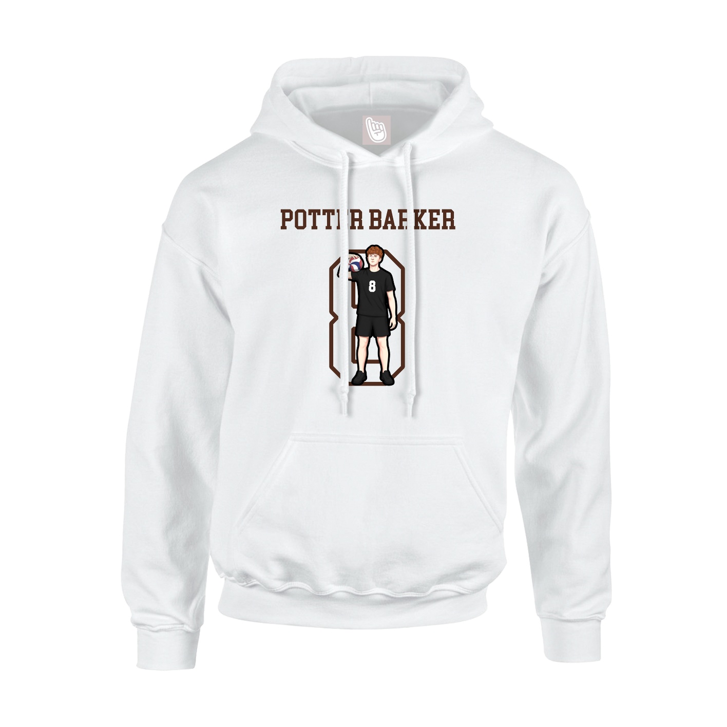 Youth Hoodie — Shirsey in White