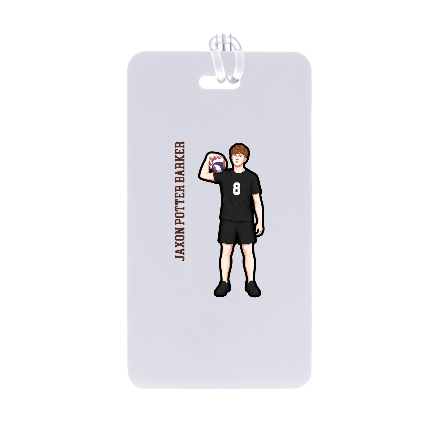 Bag Tag — Name Vertical in Classic